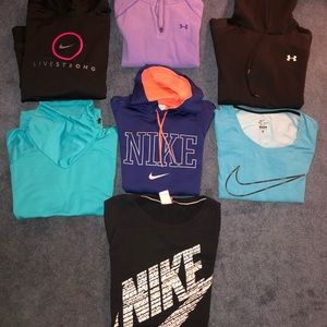 Nike and Under Armour Swearshirts